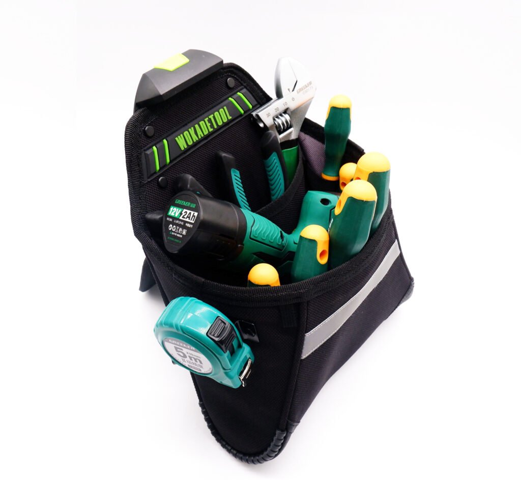 Polyester Tactical Waist Bag with Accessory Belt Nylon Molle Pouch Tool Organizer