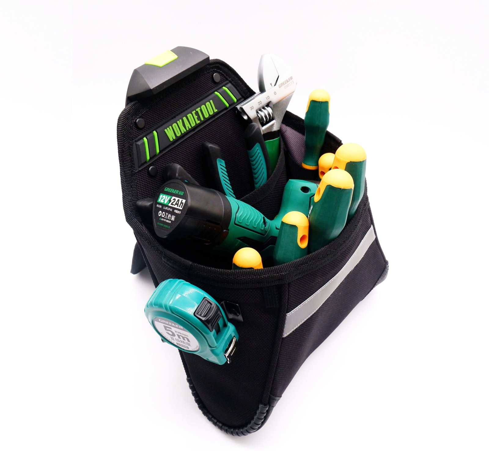 Polyester Tactical Waist Bag with Accessory Belt Nylon Molle Pouch Tool Organizer