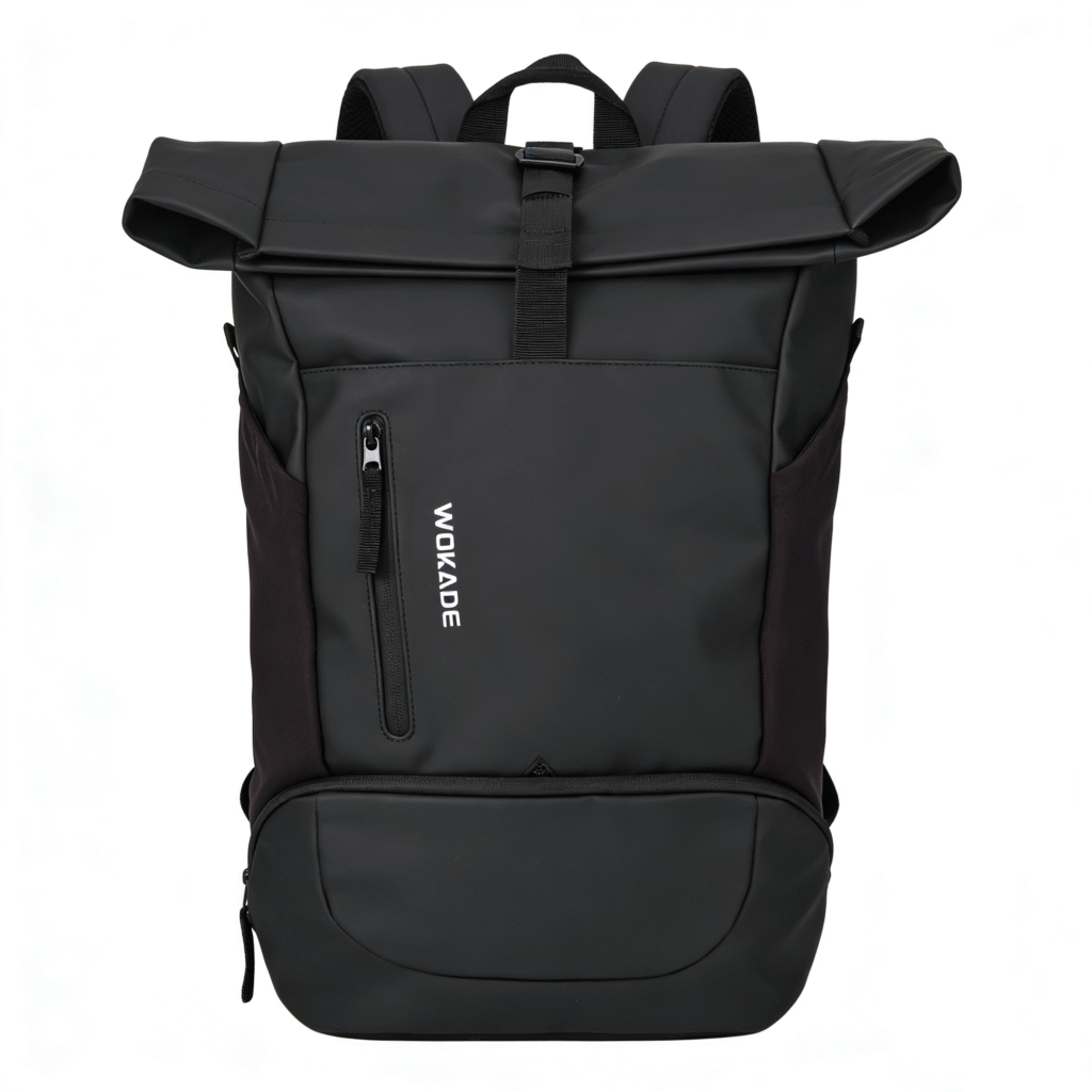 Roller Top Laptop Backpack